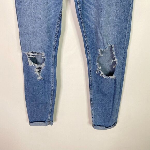 CLEARANCE - Topshop Lucas Destroyed Boyfriend Jeans - Picture 3 of 7